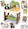 Smoby, Állatorvosi rendelő játékszett, 19 db-os, pandával