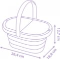 Smoby, Gabi babaháza piknik kosár játékszett, 21 cm