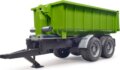 Bruder, Konténeres traktor pótkocsi, zöld