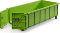 Bruder, Konténeres traktor pótkocsi, zöld
