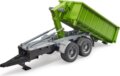 Bruder, Konténeres traktor pótkocsi, zöld