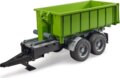Bruder, Konténeres traktor pótkocsi, zöld