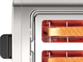 Bosch DesignLine TAT4P420 Kompakt Kenyérpirító, Nemesacél