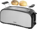 Tristar BR-1046 Dupla Hosszú Szeletes Kenyérpirító, Zsemle feltét, Szürke