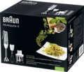 Braun MultiQuick 5 MQ 525 Botmixer, 600W, Keverőpohárral, Aprító feltéttel, Fehér-szürke