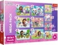 Gabi babaháza, 10 az 1-ben puzzle, 20, 35, 48 darabos