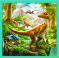 Dinoszauruszok 3 az 1-ben puzzle, 20, 36, 50 darabos