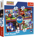 Sonic, a sündisznó kalandjai 4 az 1-ben puzzle, 35, 48, 54, 70 darabos