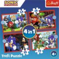 Sonic, a sündisznó kalandjai 4 az 1-ben puzzle, 35, 48, 54, 70 darabos
