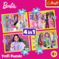 Barbie világa 4 az 1-ben puzzle, 35, 48, 54, 70 darabos