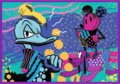 Mickey egér és barátai puzzle, 4 x 250 darabos