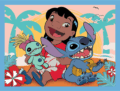 Lilo & Stitch puzzle és memória játék, 30, 48 darabos