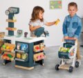 Smoby, Szupermarket játékszett bevásárlókocsival, 42 db-os