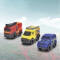 Dickie, Micro Rescue Force, Vészhelyzeti járművek, 1:36, 3 db-os