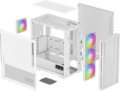 DeepCool CH560 DIGITAL Tempered Glass, fehér