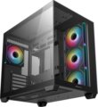 DeepCool CG530 F4 Tempered Glass, fekete