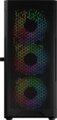Logic Aramis ARGB Midi Tempered Glass, fekete