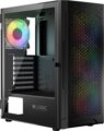Logic Aramis ARGB Midi Tempered Glass, fekete