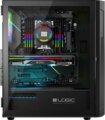 Logic Aramis ARGB Midi Tempered Glass, fekete