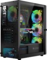 Logic Aramis ARGB Midi Tempered Glass, fekete