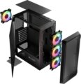 Logic Portos ARGB Midi Window, fekete