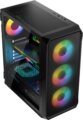 Logic Portos ARGB Midi Window, fekete