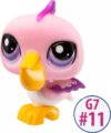 Littlest Pet Shop játékfigura #11, Flamingó