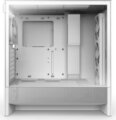 NZXT H5 Flow RGB (2024) RGB (táp nélküli) ablakos mATX ház, fehér