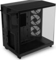 NZXT H6 Flow RGB (2023) (táp nélküli) ablakos ATX ház, fekete