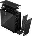 Fractal Design Meshify 2 XL világos ablakos (táp nélküli) E-ATX ház, fekete