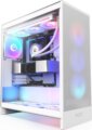 NZXT H7 Flow 2024 RGB (táp nélküli) ablakos ATX ház, fehér