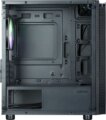Zalman T4 Plus (táp nélküli) ablakos mATX ház, fekete