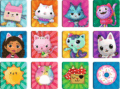Gabi babaháza puzzle és memóriajáték, 24, 30, 48 darabos