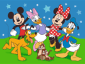 Mickey egér és barátai puzzle, 30 darabos