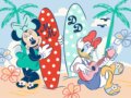 Minnie és Daisy a tengerparton puzzle, 30 darabos