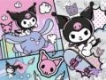 Kuromi Hello Kitty puzzle, 30 darabos