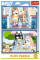 Bluey puzzle, 2 x 24 darabos