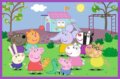 Peppa a játszótéren puzzle, 2 x 24 darabos
