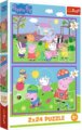 Peppa a játszótéren puzzle, 2 x 24 darabos