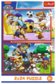 Mancs őrjárat, Kutyasztikus kalandok puzzle, 2 x 24 darabos
