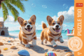 Corgik puzzle, 100 darabos