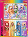 Rainbow high, Szivárvány babák 2 az 1-ben puzzle, 2 x 200 darabos