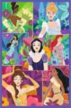 Disney hercegnő barátnők puzzle, 3 x 80 darabos
