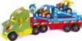 Wader, Magic Truck Basic autószállító kamion buggy kisautókkal, 79 cm