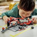 LEGO® City, F1®-es boxutca és személyzet, Ferrari autóval
