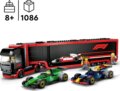 LEGO® City, F1®-es kamion, RB20 és AMR24 F1®-es autókkal