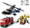 LEGO® City, Helikopter, tűzoltóautó és tengeralattjáró egy csomagban