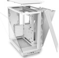 NZXT H6 Flow (2023) (táp nélküli) ablakos ATX ház, fehér