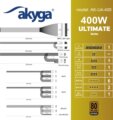 Akyga Ultimate (400W, 80Plus® Bronze, ATX)
