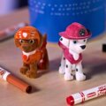 Crayola Washimals, Kimosható Mancs őrjárat figura, 2 db, Marshall és Zuma